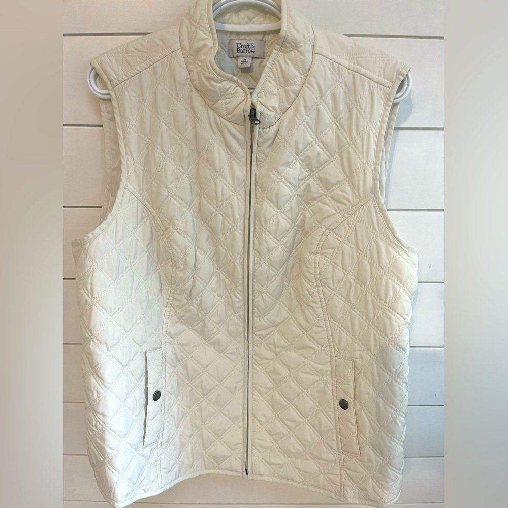 Women’s XL Croft & Barrow White Vest